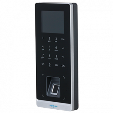 Access and Attendance control - Fingerprint, keypad and MF card - 30,000 users / 150,000 registers - TCP/IP, WiFi, USB, RS485 and Wiegand - Integrated controller | Suitable for outdoor IP65 - Smart PSS Software