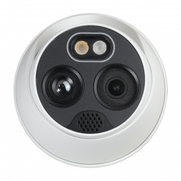 X-Security Dual IP thermal camera - 256x192 VOx | 7mm Lens - Optical sensor 1/2.7” 4 MP | Lens 8mm - Thermal sensitivity ≤50mK - Fire detection and alarm - Adjustable level of optical/thermal image fusion