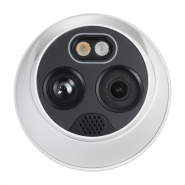 X-Security Dual IP thermische camera - 256x192 VOx | 7 mm lens - optische sensor 1/2,7” 4 MP | Lens 8 mm - Thermische gevoeligheid ≤50mK - Branddetectie en alarm - Instelbaar niveau van optische/thermische beeldfusie