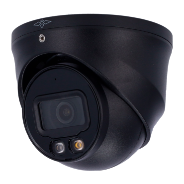 X-Security WizSense Turret IP Camera BLACK | 4 Megapixel (2688 × 1520) | 2.8 mm Lens | PoE | H.265+ | Built-in microphone | Micro SD up to 256GB | Intelligent Functions : Smart Dual Illumination