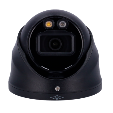 X-Security WizSense Turret IP Camera BLACK | 4 Megapixel (2688 × 1520) | 2.8 mm Lens | PoE | H.265+ | Built-in microphone | Micro SD up to 256GB | Intelligent Functions : Smart Dual Illumination