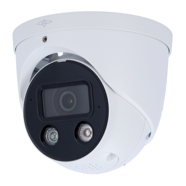 X-Security IP Turret Camera | 4 Megapixel (2688x1520) | 2,8 mm-lens | Actieve afschrikking | Dubbele microfoon en ingebouwde luidspreker | wizsense | Slimme functies | Geluids- en lichtalarm (rode en blauwe lichten)