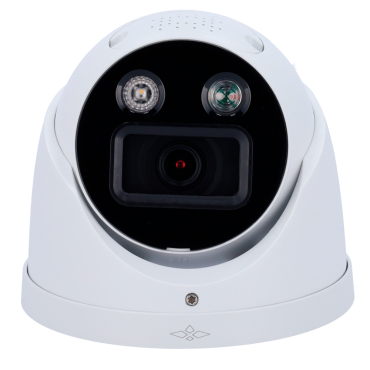 X-Security IP Turret Camera | 4 Megapixel (2688x1520) | 2,8 mm-lens | Actieve afschrikking | Dubbele microfoon en ingebouwde luidspreker | wizsense | Slimme functies | Geluids- en lichtalarm (rode en blauwe lichten)