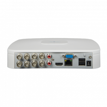 5n1 X-Security Video Recorder - 8 CH HDTVI / HDCVI / AHD / CVBS / 8 + 2 IP - 1080p (25FPS) | H.265 + | SMD + - Audio 1 input / 1 output by RCA - HDMI full HD and VGA output - Supports 1 hard disk