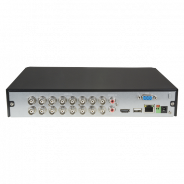 DVR 5n1 X-Security - 16 CH HDTVI / HDCVI / AHD / CVBS / 16+2 IP - 1080N/720P (25FPS) | H.265+ - SMD+, enhanced motion detection - Two-way audio via RCA - Supports 1 hard disk up to 10TB