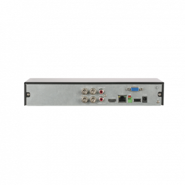 XS-XVR6104S-1FACE: DVR 5n1 X-Security - 4 CH HDTVI/HDCVI/AHD/CVBS(5Mpx) + 2 IP(6Mpx) - Audio over coaxial - 4Mpx Lite(15FPS) or 1080p Lite(25FPS) resolution - 1 CH facial recognition - 2 CH Human and vehi...
