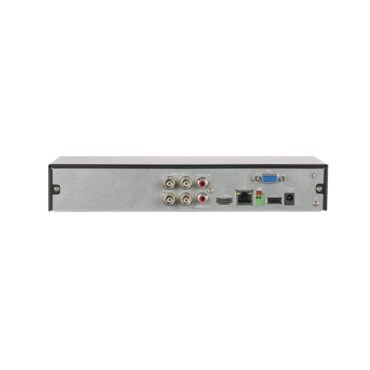 DVR 5n1 X-Security - 4 CH HDTVI / HDCVI / AHD / CVBS / 4+1 IP - 1080p (25FPS) | H.265+| SMD+ - Audio 1 input/1 output by RCA - Full HD and VGA HDMI output - Supports 1 hard disk