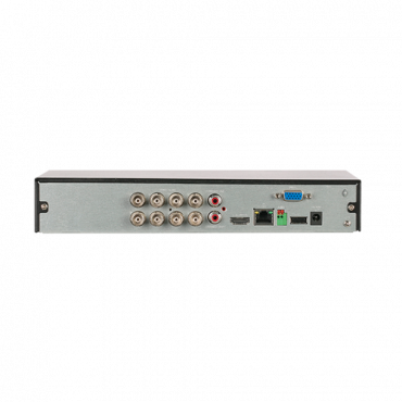 DVR 5n1 X-Security - 8 CH HDTVI/HDCVI/AHD/CVBS (4K) + 8 IP (8Mpx) - Audio over coaxial - Resolution 4K (7FPS) - 2 CH facial recognition - 8 CH Human and vehicle recognition