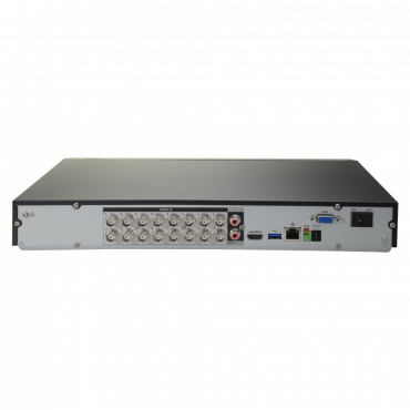 DVR 5n1 X-Security - 16 CH HDTVI/HDCVI/AHD/CVBS (5Mpx) + 8 IP (6Mpx) - Audio over coaxial - 5M-N (10FPS) Recording Resolution - 2 CH facial recognition - 16 CH Human and vehicle recognition