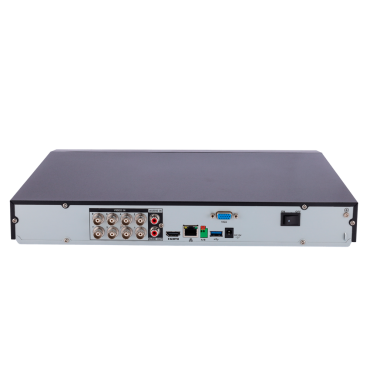 DVR 5n1 X-Security - 8 CH HDTVI/HDCVI/AHD/CVBS (4K) + 8 IP (8Mpx) - Audio over coaxial - 2 SATA Ports Up to 16TB - 2 CH facial recognition - 8 CH Human and vehicle recognition