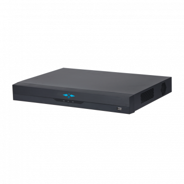 5n1 X-Security Video Recorder - 16 CH HDTVI/HDCVI/AHD/CVBS (4K) + 16 IP (8Mpx) - Audio over coax - 4K resolution (7FPS) - 2CH Face Recognition - 8 CH Recognition of humans and vehicles