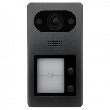 Video intercom IP - 2Mpx wide angle camera - Two-way audio | Double button - Mobile App for remote monitoring - Stainless steel, vandal proof - Surface mounting