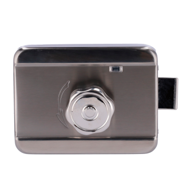 Electromechanical surface lock - Fail Safe (NC) opening mode - Suitable for surface mounting - LED status indicator - Programmable self-closing - cylinder included with keys