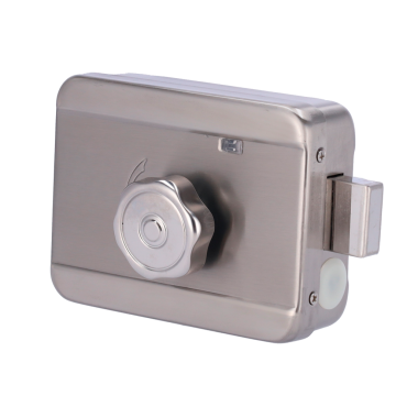 Electromechanical surface lock - Fail Safe (NC) opening mode - Suitable for surface mounting - LED status indicator - Programmable self-closing - cylinder included with keys