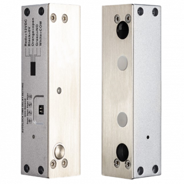 Electric security lock - Fail safe opening mode - Holding force 1000 kg | door sensor - programmable self-closing - Selectable opening time - SUS304 stainless steel