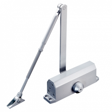 Door closers - Suitable for left and right hand doors - Metal - Doors up to 100 Kg - Two speed door closer - 72(H) x 44.5(D) x 226(W) mm