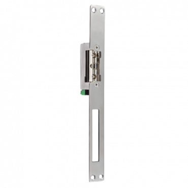 Adjustable electric strike - Fail Secure opening mode (NO) - door sensor - Holding force 300kg - DC 12V power supply - flush mount - Suitable for narrow frame doors