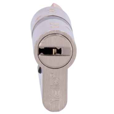 High security double clutch cylinder - Anti-bumping, lock pick, drill and breakage - Suitable for YALE-LINUS-L2 - System of 7 active pins and 2 sensors - Dimensions 30 (inside) x 30 (outside) mm - Include 2 physical keys
