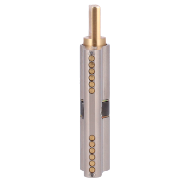 High security double clutch cylinder - Anti-bumping, lock pick, drill and breakage - Suitable for YALE-LINUS-L2 - System of 7 active pins and 2 sensors - Dimensions 35 (inside) x 40 (outside) mm - Include 2 physical keys