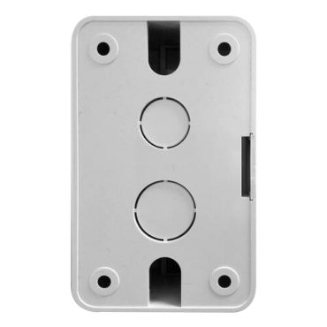 Connection box - Surface mounting - Compatible with ZK-FR1500A-WP-EM(-MF) readers - Material: ABS - White colour - Easy installation