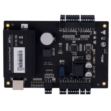 Access Controller - Card, QR or PIN - TCP/IP Communication - 2 Wiegand readers - Relay output for 1 door - ZKBioCV Software 5 doors/5 APP included