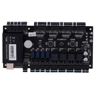 Access Controller - Card, QR or PIN - TCP/IP Communication - 4 Wiegand readers - Relay output for 4 doors - ZKBioCV Software 5 doors/5 APP included