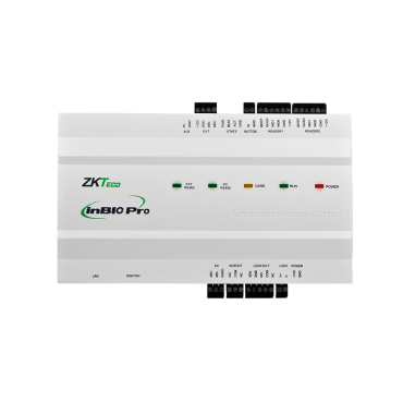 Multi-identification access controller - Facial, fingerprint, card, dynamic QR or PIN - TCP/IP Communication - 2 Wiegand readers | 2 RS485 readers - Relay output for 1 door - ZKBioCV Software 5 doors/5 APP included