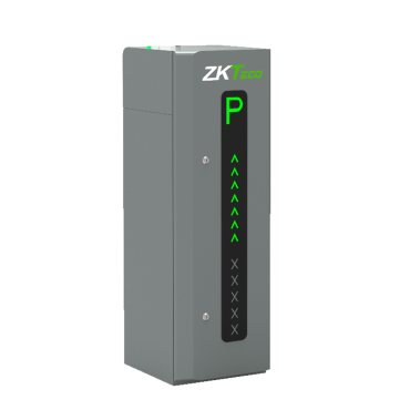 ZKTeco parking barrier - Straight arm of 6 m - Opening to the right - LED indicators on post and barrier - Emergency mode - Possibility of backup battery