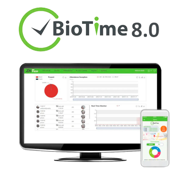 Time & Attendance APP License - 20 users - One-time payment | Full package price - Multilingual | Geolocalized remote signage - Vacation and absence requests - Base license required ZK-BIOTIME8-x