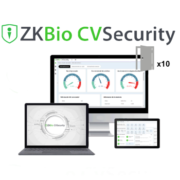 Project software license - Access control module | 10 doors - TCP/IP and WiFi communication - Server/Browser architecture - Compatible with ZKTeco equipment (Push SDK) - PostgreSQL professional database