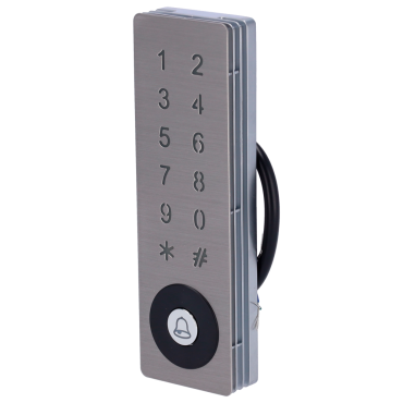 Access control and access reader - MF Card and PIN - 5.000 cards | 5.000 users - Integrated controller | Wiegand 26/34 - Compatible with ZKTeco controllers - Suitable for outdoor use IP65 | Anti-vandalism