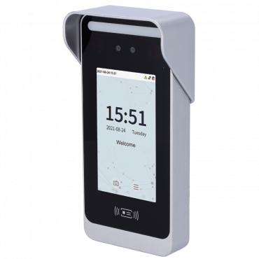 Access Control and Time Attendance ZKTeco - Face, palm, PIN and EM card - 6,000 faces | 200,000 records - 5" TFT touch screen | Exterior IP66 - Compatible with ZKBioAccess IVS software - ZKBioTime 8 software included