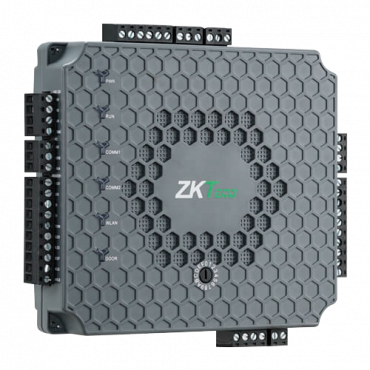 PoE biometric access controller - Access by fingerprint, card or password - TCP/IP | Connection with slave controller - 2 readers by Wiegand | 2 readers by OSDP | auxiliary - Relay output for 1 door - Embedded ATLAS Series software and mobile app