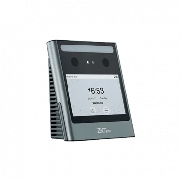 Presence and Access Control ZKTeco - Facial recognition and PIN - 4.3" TFT touch screen - 500 faces | 150,000 records - TCP/IP and USB | presence modes - ZKBioTime 8.0 software 2 av. free included