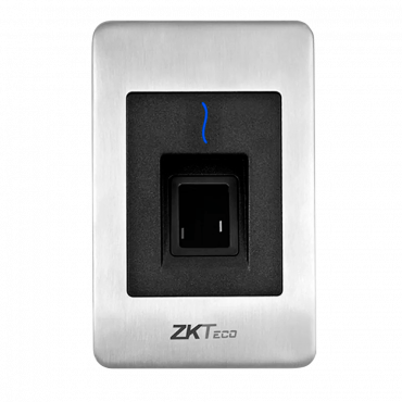 Access reader - Access by fingerprint and/or MF card - LED and acoustic indicator - RS485 Communication - Compatible with Atlas ZK-ATLAS-x60 - Flush mountable