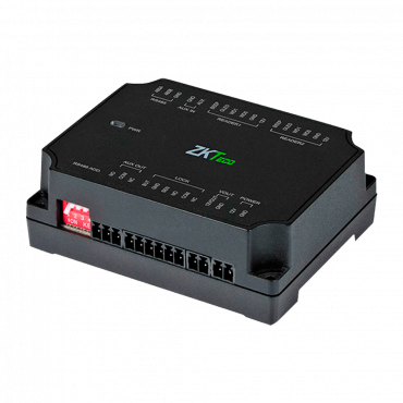Extending access controller - Access with card or password - RS485 Communication - 2 Wiegand | Aux inputs - Relay output for 1 door and Aux - Connection with master controller C2-260
