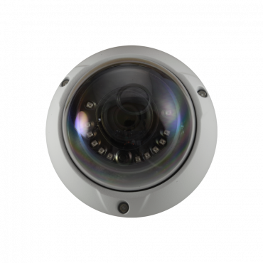 HDTVI, HDCVI, AHD and Analog X-Security Dome Camera - 1/2.7" CMOS 8 Megapixel - 2.8 mm Lens - WDR (120dB) - IR 30m - Waterproof IP67 | Anti-vandal IK10