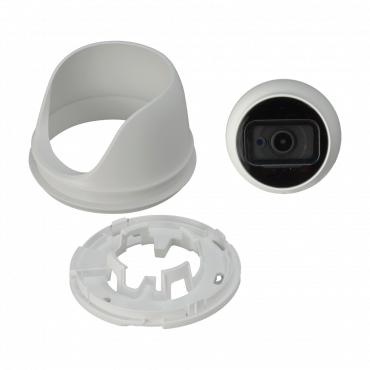 X-Security Turret Camera, HDCVI, AHD and Analog - 1/2.7" CMOS 8 Megapixel - 2.8 mm Lens - WDR (120dB) - IR LEDs range 30 m - Weatherproof IP67