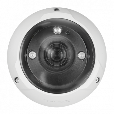 5Mpx X-Security dome camera - HDTVI, HDCVI, AHD and CVBS - 1/2.7" CMOS Starlight / 0.005Lux Colour - Motorised Lens with Autofocus 2.7~13.5mm - IR LEDs Array scope 30 m - WDR 120...