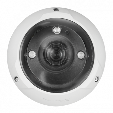 5Mpx X-Security domecamera - HDTVI, HDCVI, AHD en CVBS - 1/2,7" CMOS Starlight / 0,005Lux Color - gemotoriseerde lens met autofocus 2,7~13,5 mm - IR-leds Array-scope 30 m - WDR 120 ...