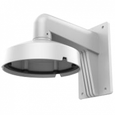 Wall bracket - Compatible for domes - Valid for exterior use - White colour - Cable pass