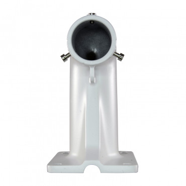 Muurbeugel - Voor dome camera's - Geschikt voor buiten - Kleur wit - Compatibel met Hiwatch Hikvision - Kabelpas