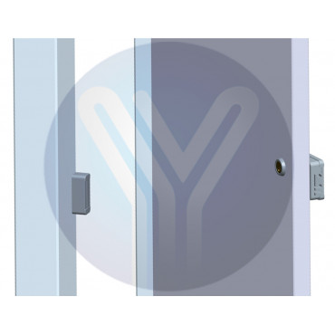 Electromechanical surface lock - Fail Secure (NO) aperture mode - Suitable for surface mounting - LED status indicator - Programmable self-closing - Cylinder included with keys