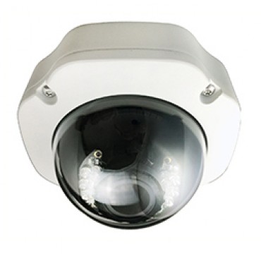 H.265 4MP CMOS 25fps IP Vandal Dome Camera - 2.8-12mm Motorized Lens - IR - IP66 - 4.2X AF Lens