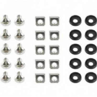 19" rack mounting set (bolt, nut, washer), 10 pcs set