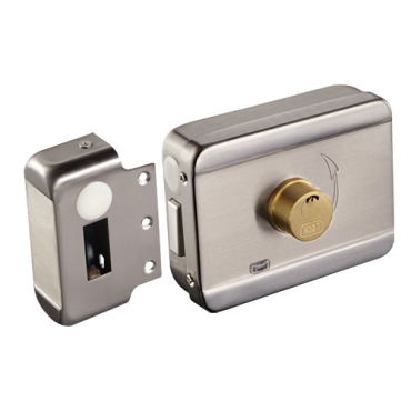 Electromechanical surface lock - Fail Secure (NO) aperture mode - Suitable for surface mounting - LED status indicator - Programmable self-closing - Cylinder included with keys