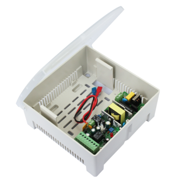 Voeding - Exclusief voor toegangscontrole - Controle van verschillende sloten - Compatibel met backupbatterij - Configureerbaar in NC / NO - Opbouwmontage