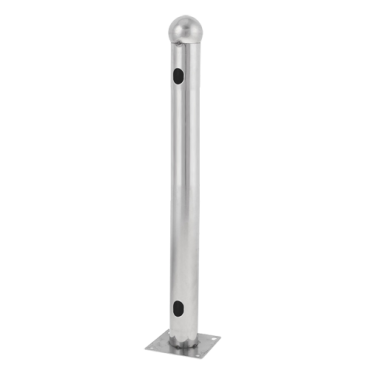 ALF-50T: Barrier bracket - Model T - Stainless steel - Compatible with detectors of 3/4 beams - Compatible with ABE and ABH barriers - 50cm