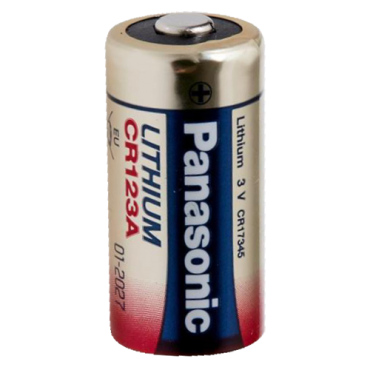 Battery CR123A - 3.0 V - Lithium - High quality - Small size