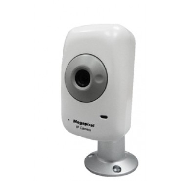 CUBE 1.3 type (1280 x 1024) Mpx IP-camera met 4mm lens; H.264, MPEG-4, JPEG; twee-weg audio; ingebouwde microfoon